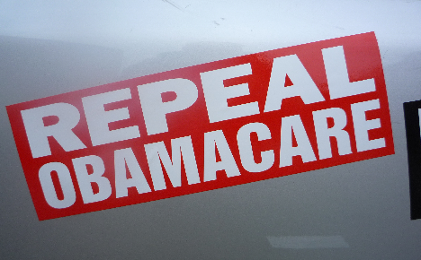repeal obamacare bumper sticker red